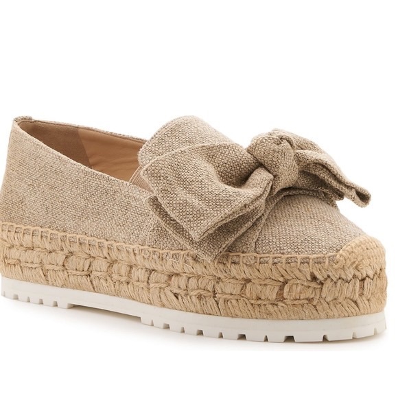 Botkier Shoes - NWOT Botkier Wesley Platform Bow Espadrille Shoes